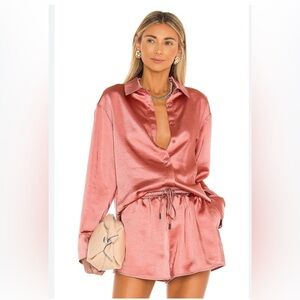 Camila Coelho Amber Top in Rust